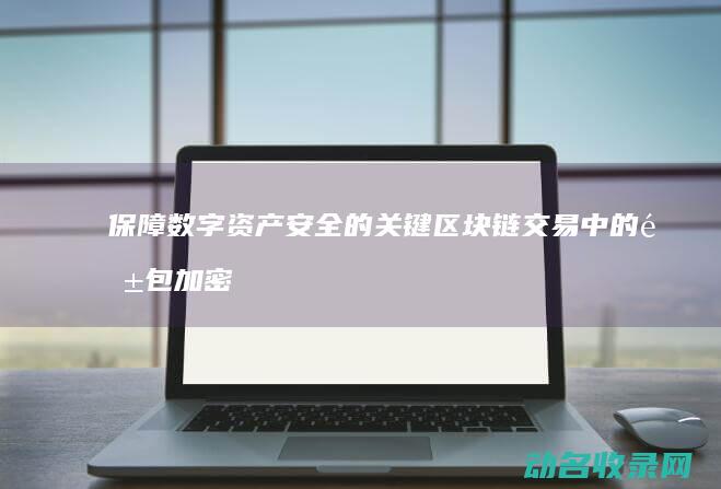 保障数字资产安全的关键 区块链交易中的钱包加密技术 (保障数字资产安全宣传图片)